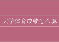 西北大學(xué)體育成績怎么算 大學(xué)體育課成績計(jì)算比例是什么？